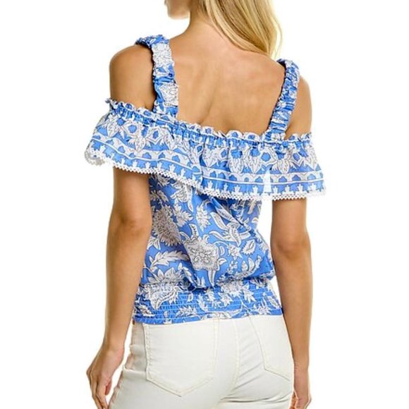 jennifer & grace Tops - NEW jennifer & grace cold-shoulder ruffled tank